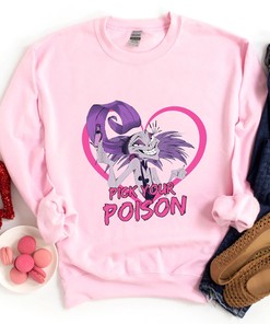 Disney Villains Yzma Valentine Sweatshirt Retro Disney Yzma Pick Your Poison Unisex T-Shirt Disney Villains Movies 90s Disneyland Shirt Gift