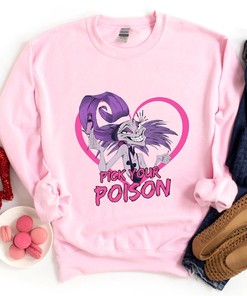 Disney Villains Yzma Valentine Sweatshirt: Retro and Gift-Worthy