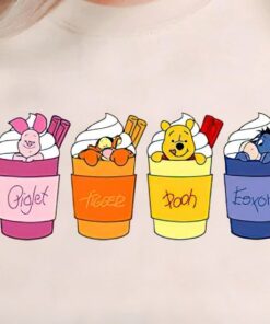 Disney Winnie The Pooh Coffee Latte Shirt, Winnie the pooh drink shirt, Disneyland shirt, Disneyworld shirt