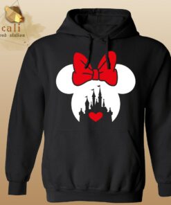 Disney World Heart Hoodies Mickey Mouse Minnie Mouse Hoody Couple Hoodies Sweatshirt Unisex T-shirt Family Birthday Gift Adult Kid Toddler Tee