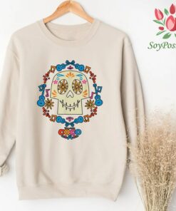 Disney and Pixar's Coco Papel Picado Sugar Skull Shirt, Disneyland Vacation Trip, Unisex T-shirt Family Birthday Gift Adult Kid Toddler Tee