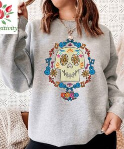 Disney and Pixar's Coco Papel Picado Sugar Skull Shirt, Disneyland Vacation Trip, Unisex T-shirt Family Birthday Gift Adult Kid Toddler Tee