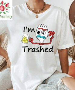Disney shirt, I'm trashed Toy story, Disney family shirts, Disney forky shirt, toy story shirt, what the fork Shirt
