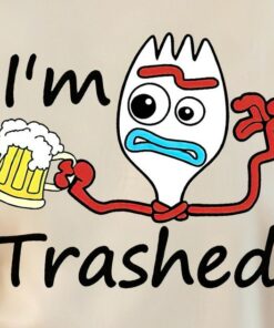 Disney shirt, I'm trashed Toy story, Disney family shirts, Disney forky shirt, toy story shirt, what the fork Shirt