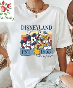 Disneyland Est 1955 Shirt, Retro Mickey and Friends Shirt, Retro Disney Shirt, Disney Trip Shirt, Disney Vacation 2023 Shirt