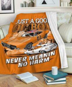 Doh General Lee The Dukes Of Hazzard Good Ole Boy Dodge Charger Blanket