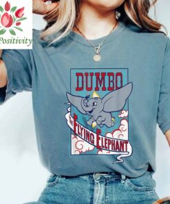 Dumbo The Flying Elephant TShirt Vintage TShirt, Disneyland Vacation Holiday, Unisex T-shirt Family Birthday Gift Adult Kid Toddler Tee