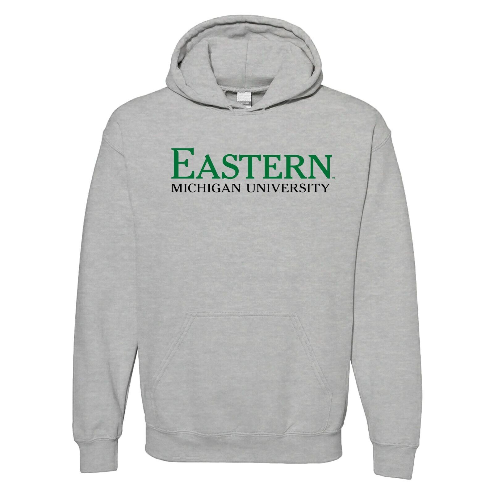 Eastern Michigan Institutional Logo Shirt Sweatshirt Pullover Hoodie Reprinted Full Color Full Size