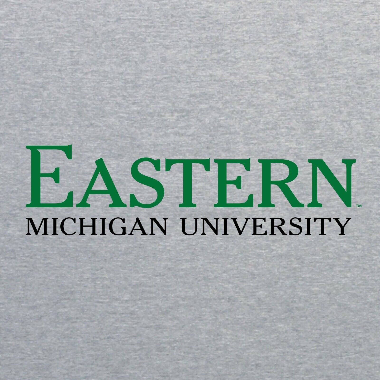 Eastern Michigan Institutional Logo Shirt Sweatshirt Pullover Hoodie Reprinted Full Color Full Size