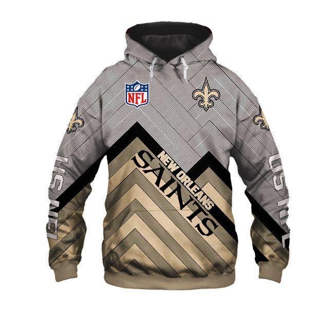 Economical New Orleans Saints 3D All Over Print Zip Up Hoodie