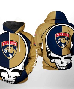 Edmonton Oilers Nhl Grateful Dead 3D All Over Print Zip Up Hoodie Option