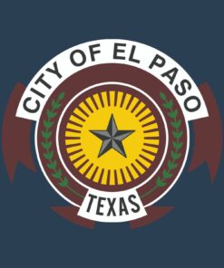 El Paso US City Flag Basic Shirt Sweatshirt Pullover Hoodie Reprinted Full Color Full Size