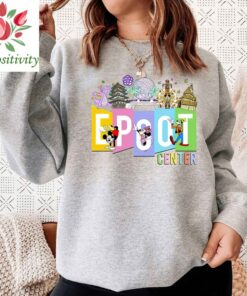 Epcot Center Disneyland Characters Shirt, Vintage Disneyland Shirt, Disney Unisex Shirt, Vintage Mickey And Friends Shirt