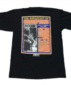 Espn The Breakfast Of Champions Tshirt Pullover Hoodie Crewneck Sweatshirt Reprinted Full Color Full Size Gifts for NBA Fans