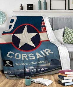 F4U Corsair Blanket Gift for Family, Kid, Parent
