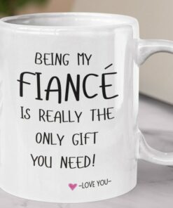 Fiance Mug, Valentines Gift For Him, Funny Fiance Gift, Gift For Him, Valentines Mug
