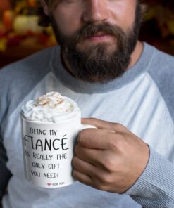 Fiance Mug, Valentines Gift For Him, Funny Fiance Gift, Gift For Him, Valentines Mug