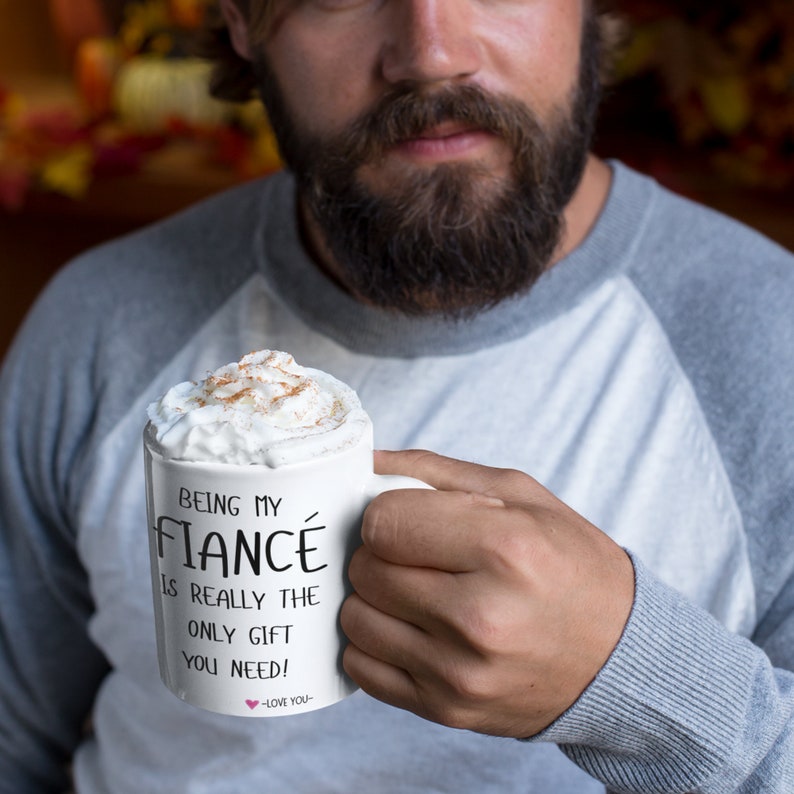 Fiance Mug, Valentines Gift For Him, Funny Fiance Gift, Gift For Him, Valentines Mug