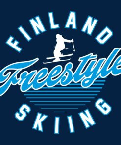 Finland Freestyle Skiing - Winter Sports Shirt Sweatshirt Pullover Hoodie Reprinted Full Color Full Size