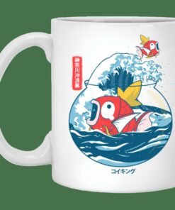 Fish Bowl Wave Mug Gifts for Friends, Gifts for Valentine Day, Coulpe Gifts