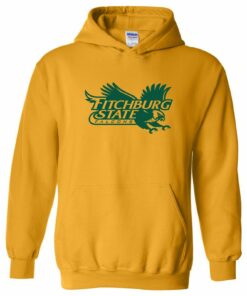 Fitchburg Falcons Primary Logo Shirt Sweatshirt Pullover Hoodie Reprinted Full Color Full Size