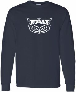 Florida Atlantic Primary Logo Licensed Shirt Sweatshirt Pullover Hoodie Reprinted Full Color Full Size