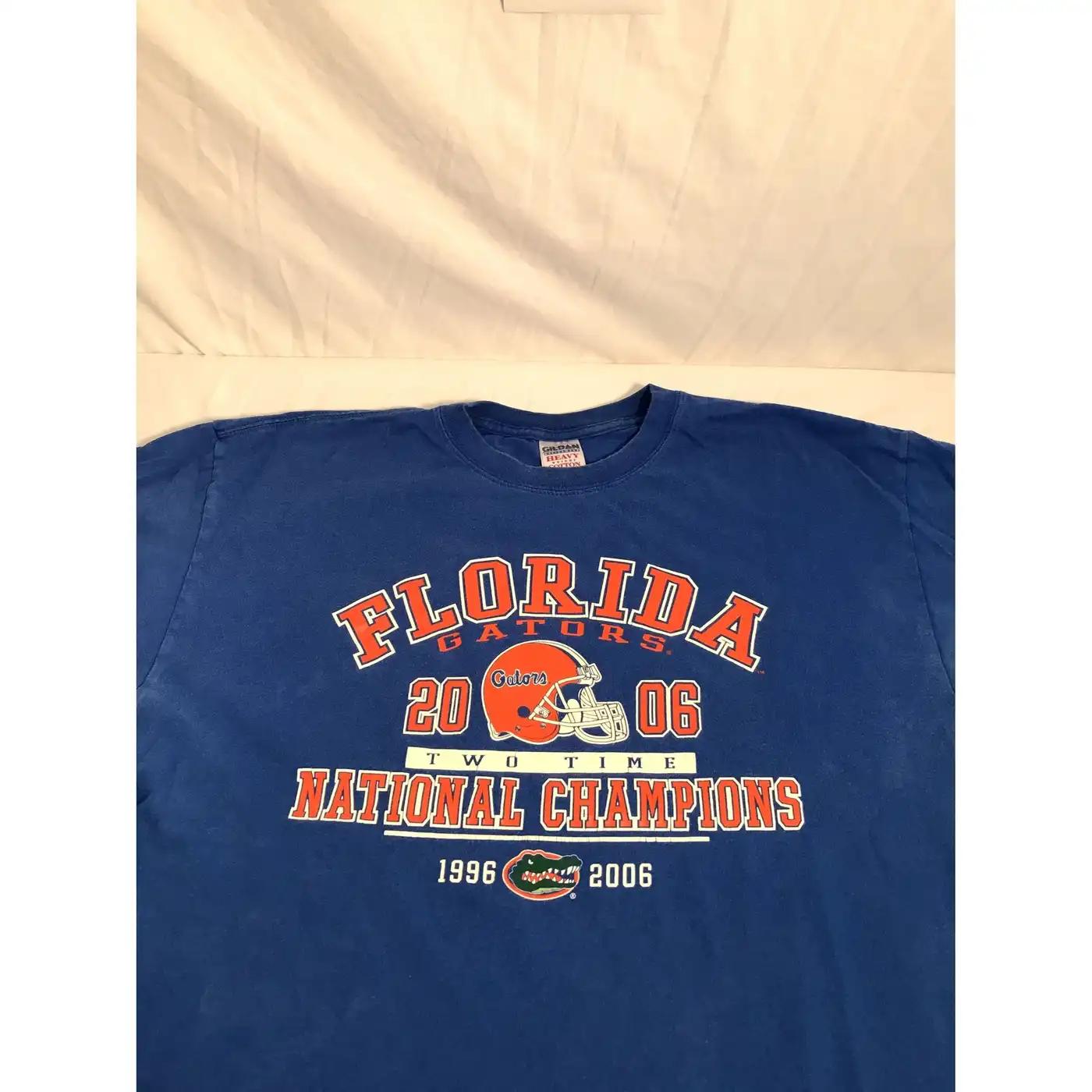 Florida Gators National Champions Graphic 2006 T-Shirt Sweatshirt Pullover Hoodie Reprinted Full Color Full Size Gift For NCAA Fans