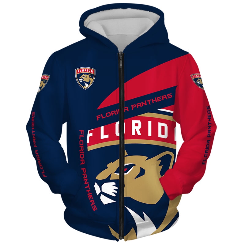 Florida Panthers 3D All Over Print Zip Up Hoodie