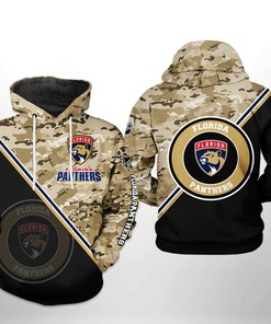 Florida Panthers Camo Team 3D Printed Hoodie For Fans