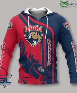 Florida Panthers Hockey Champion 3D All Over Print Zip Up Hoodie