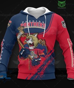 Florida Panthers Hockey Warriors Nhl 3D Hoodie Sweatshirt Jacket