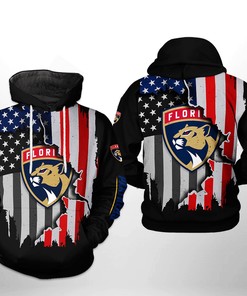 Florida Panthers Nhl Us Flag Team 3D All Over Print Zip Up Hoodie Option