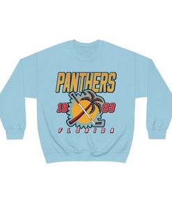Florida Panthers Palm Tree Retro NHL Crewneck Sweatshirt Hoodie Shirt Gifts for Fans