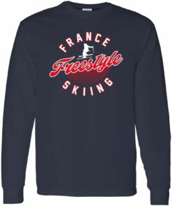 France Freestyle Skiing - Winter Sports Shirt Sweatshirt Pullover Hoodie Reprinted Full Color Full Size
