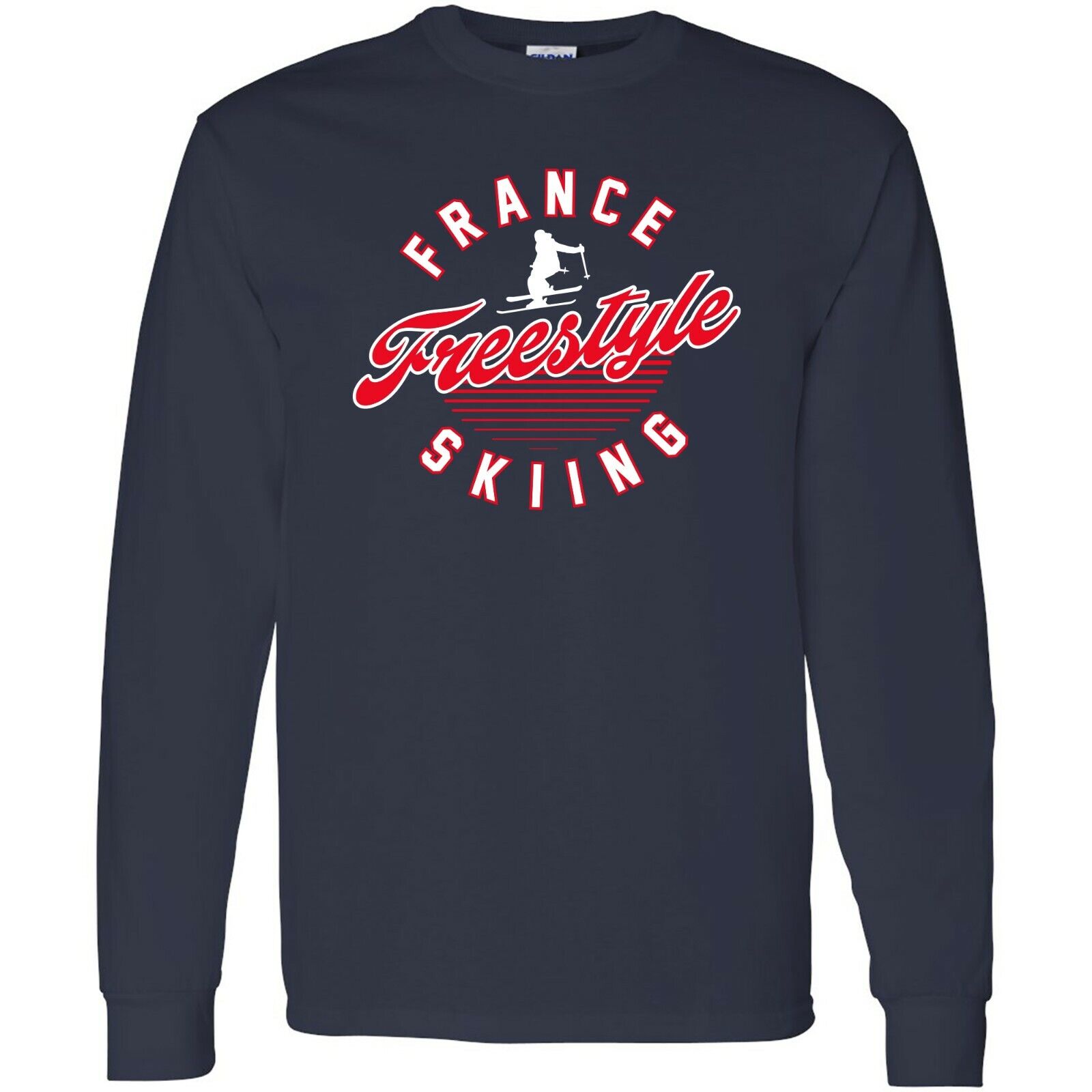 France Freestyle Skiing - Winter Sports Shirt Sweatshirt Pullover Hoodie Reprinted Full Color Full Size