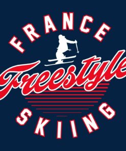 France Freestyle Skiing - Winter Sports Shirt Sweatshirt Pullover Hoodie Reprinted Full Color Full Size