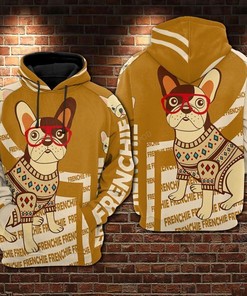 Frenchie Nfl Football Brocade 3D All Over Print Zip Up Hoodie Option