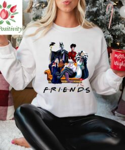 Friends Villains Shirt, Friends Villains Sweatshirt, Disney Villain Sweatshirt, Funny Disney Maleficent Ursula Cruella Devil