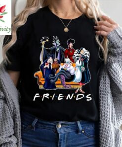 Friends Villains Shirt, Friends Villains Sweatshirt, Disney Villain Sweatshirt, Funny Disney Maleficent Ursula Cruella Devil