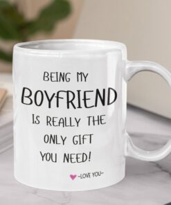 Funny Boyfriend Mug, Gift For Boyfriend, Valentines Gift For Him, Valentines Mug, Boyfriend Birthday Mug