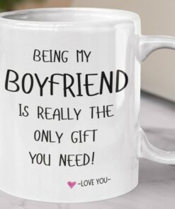 Funny Boyfriend Mug, Gift For Boyfriend, Valentines Gift For Him, Valentines Mug, Boyfriend Birthday Mug