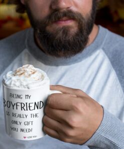 Funny Boyfriend Mug, Gift For Boyfriend, Valentines Gift For Him, Valentines Mug, Boyfriend Birthday Mug