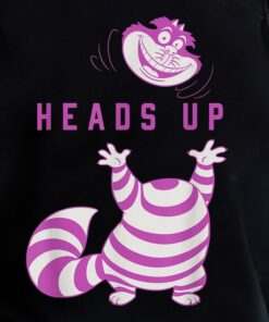Funny Disney Alice in Wonderland Cheshire Cat Heads Up Shirt, Disneyland Vacation, Unisex T-shirt Family Birthday Gift Adult Kid Toddler Tee