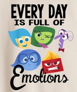 Funny Disney Pixar Inside Out Every Day Emotions Shirt, Disneyland Vacation Trip, Unisex T-shirt Family Birthday Gift Adult Kid Toddler Tee