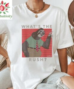 Funny Disney Zootopia Flash What's The Rush T-shirt, Disneyland Vacation Trip Unisex T-shirt Family Birthday Gift Adult Kid Toddler Tee