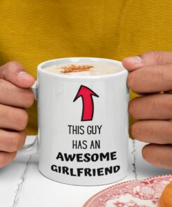 Funny Gift For Boyfriend, Boyfriend Birthday Gift, Anniversary Gift, Awesome Girlfriend Mug, Funny Couple Mugs