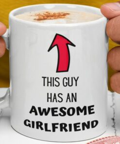 Funny Gift For Boyfriend, Boyfriend Birthday Gift, Anniversary Gift, Awesome Girlfriend Mug, Funny Couple Mugs