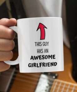 Funny Gift For Boyfriend, Boyfriend Birthday Gift, Anniversary Gift, Awesome Girlfriend Mug, Funny Couple Mugs