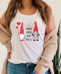 Funny Gnome "Know What Love Is" Valentine Tank Top - Unisex Gift
