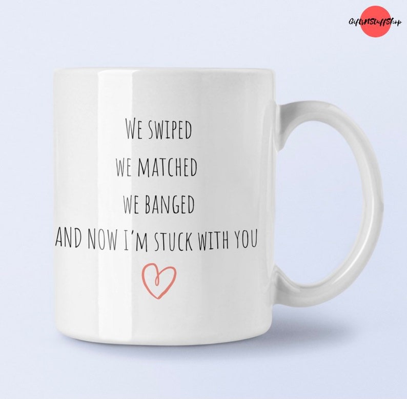 Funny Online Dating Tinder Gift Mug, Internet Dating, Tinder, Dating Gift, Gift For Him, Gift For Her, Valentines, Boyfriend